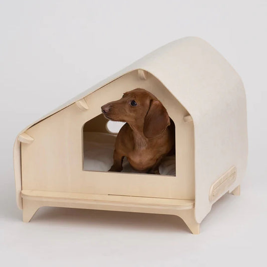 Lit en bois de luxe pour chats et petits chiens