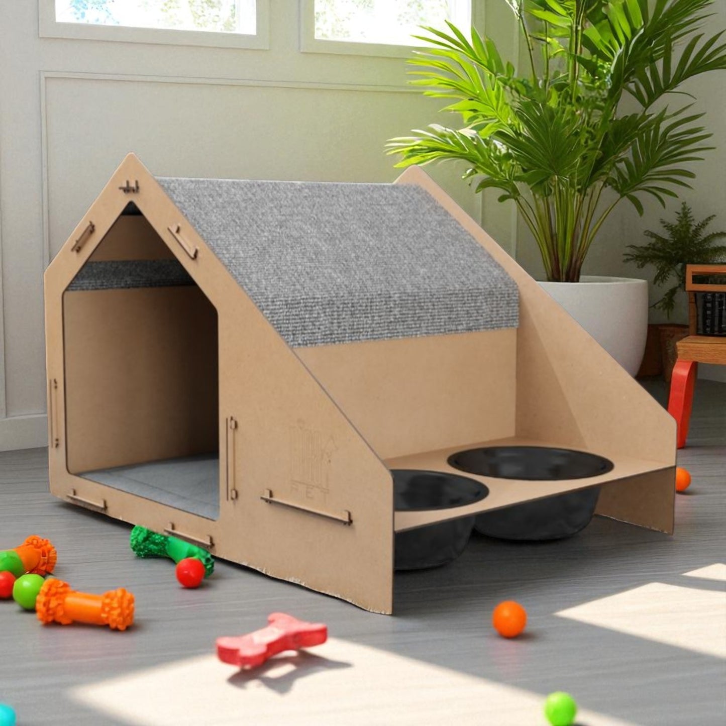 Cabane pour Chat Moderne et Fonctionnelle